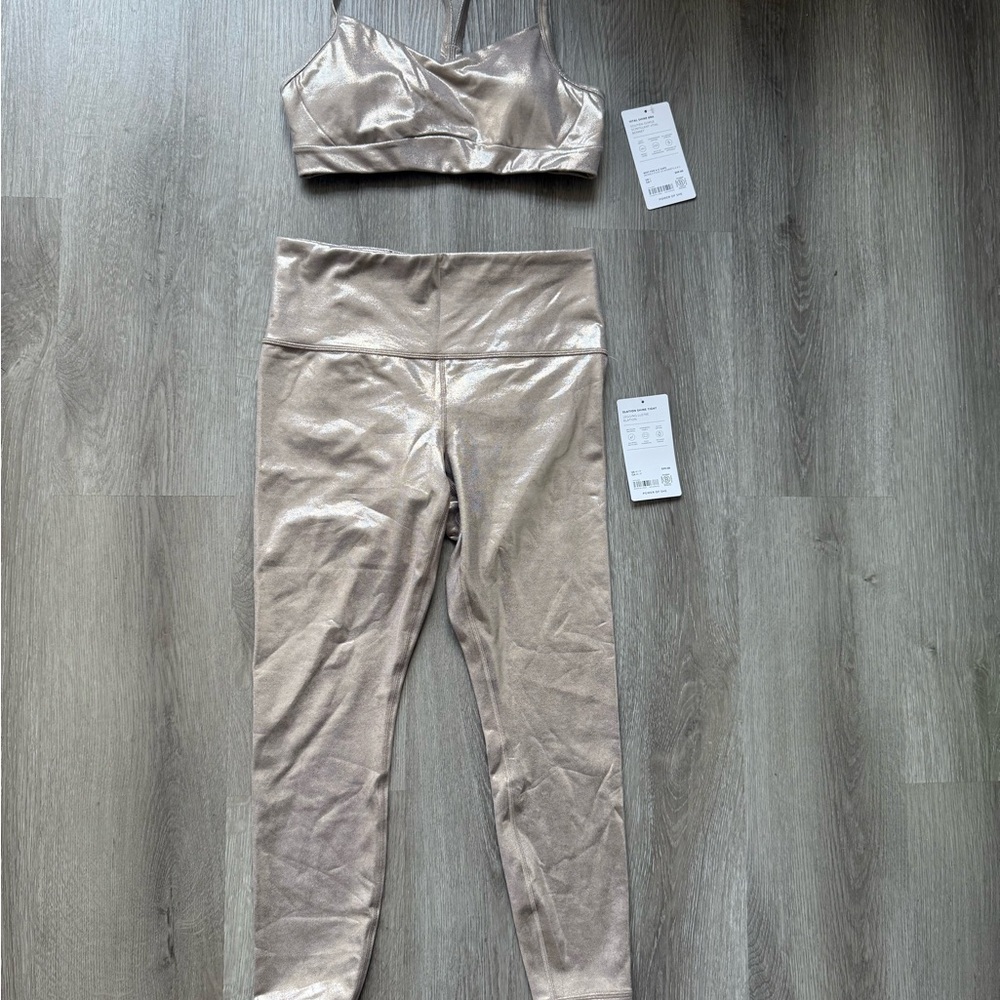 Athleta Feather Shine Activewear Set - Picture 2 of 4